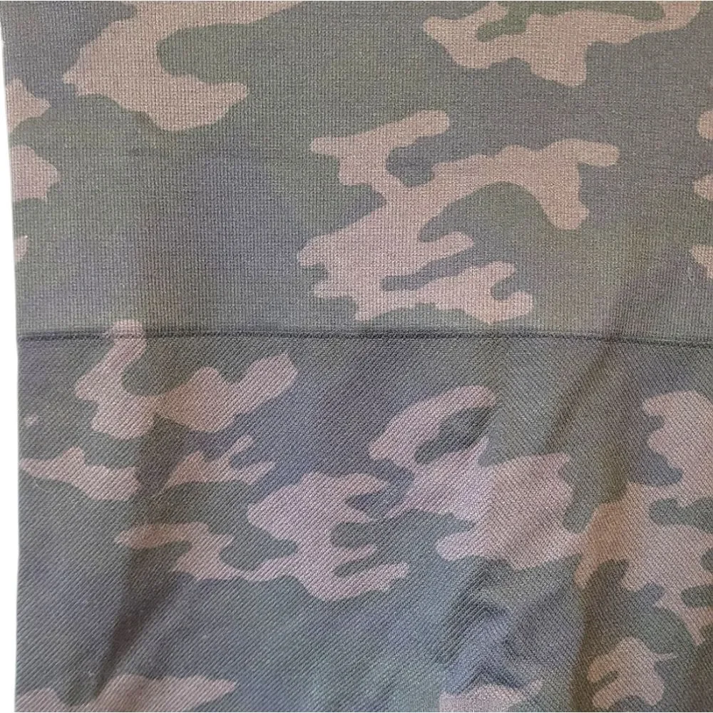 Spanx Grey Camo Seamless Full Length Leggings